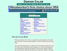 Tablet Screenshot of denvercolor.com